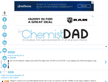 Tablet Screenshot of chemistdad.com